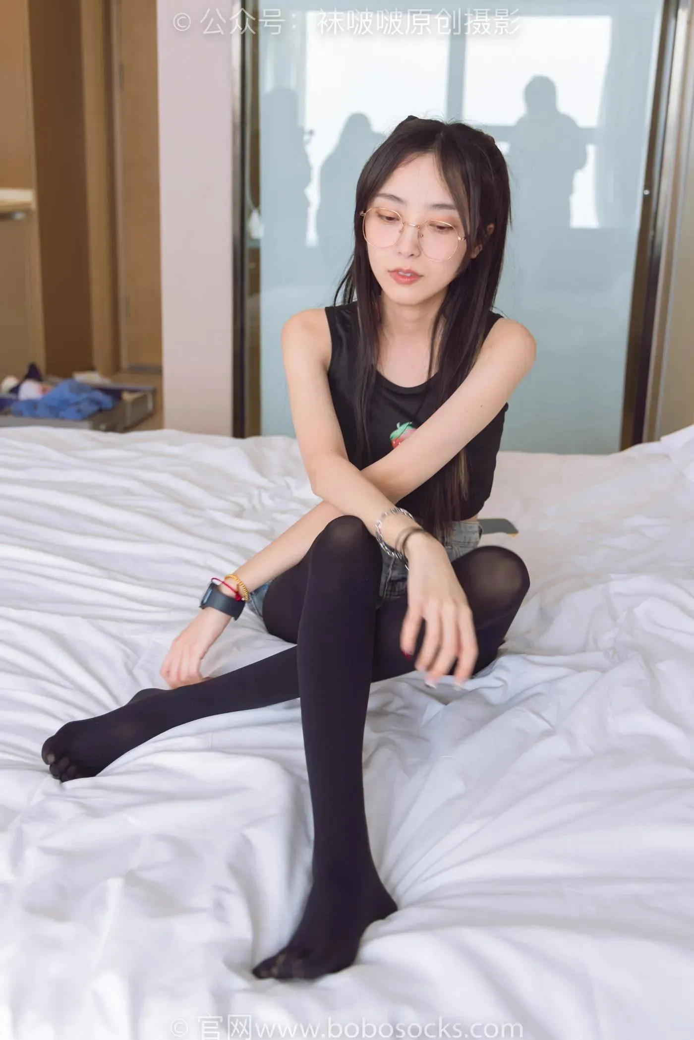 [BoBoSocks袜啵啵]NO.192 稚予-高跟鞋、黑色五指袜 [139P]插图